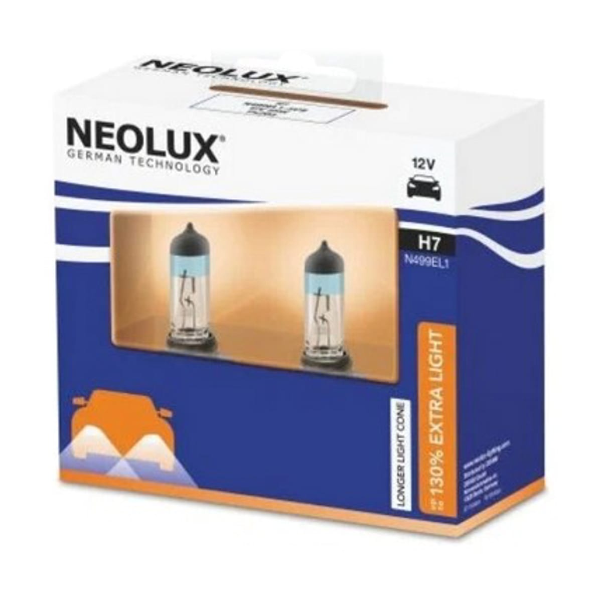 NEOLUX Лампа Extra Light H7 55W 12V PX26D 2SCB2 +130%