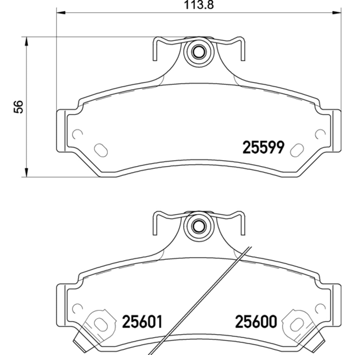 Деталь Колодки тормозные дисковые NISSHINBO