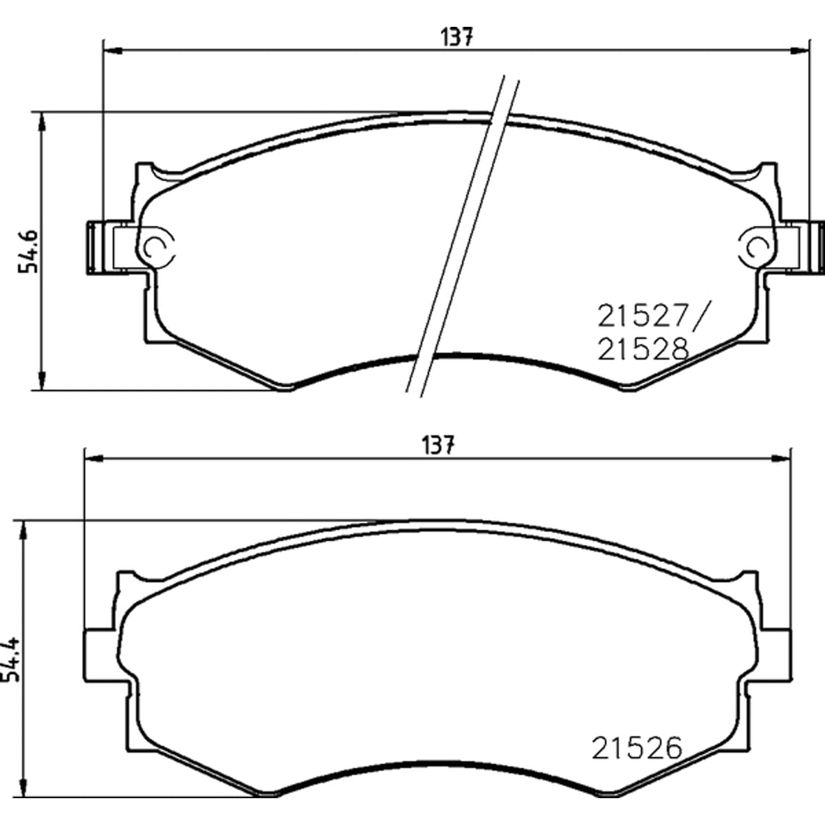 Деталь Колодки тормозные дисковые NISSHINBO