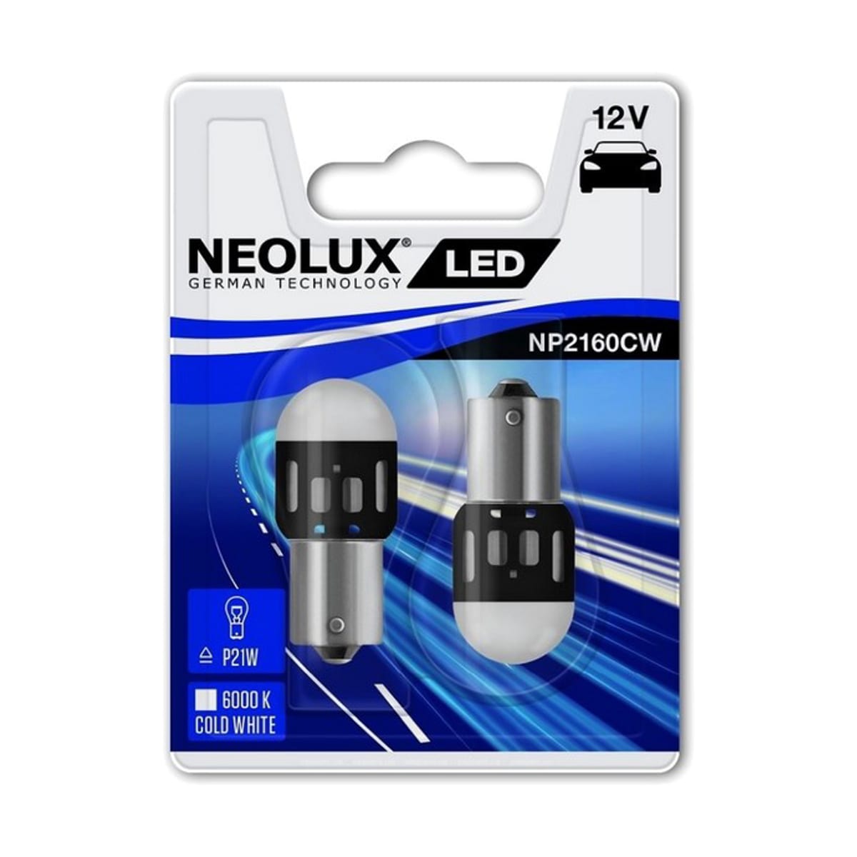 Деталь Автолампа P21W 12V 21W BA15s NEOLUX