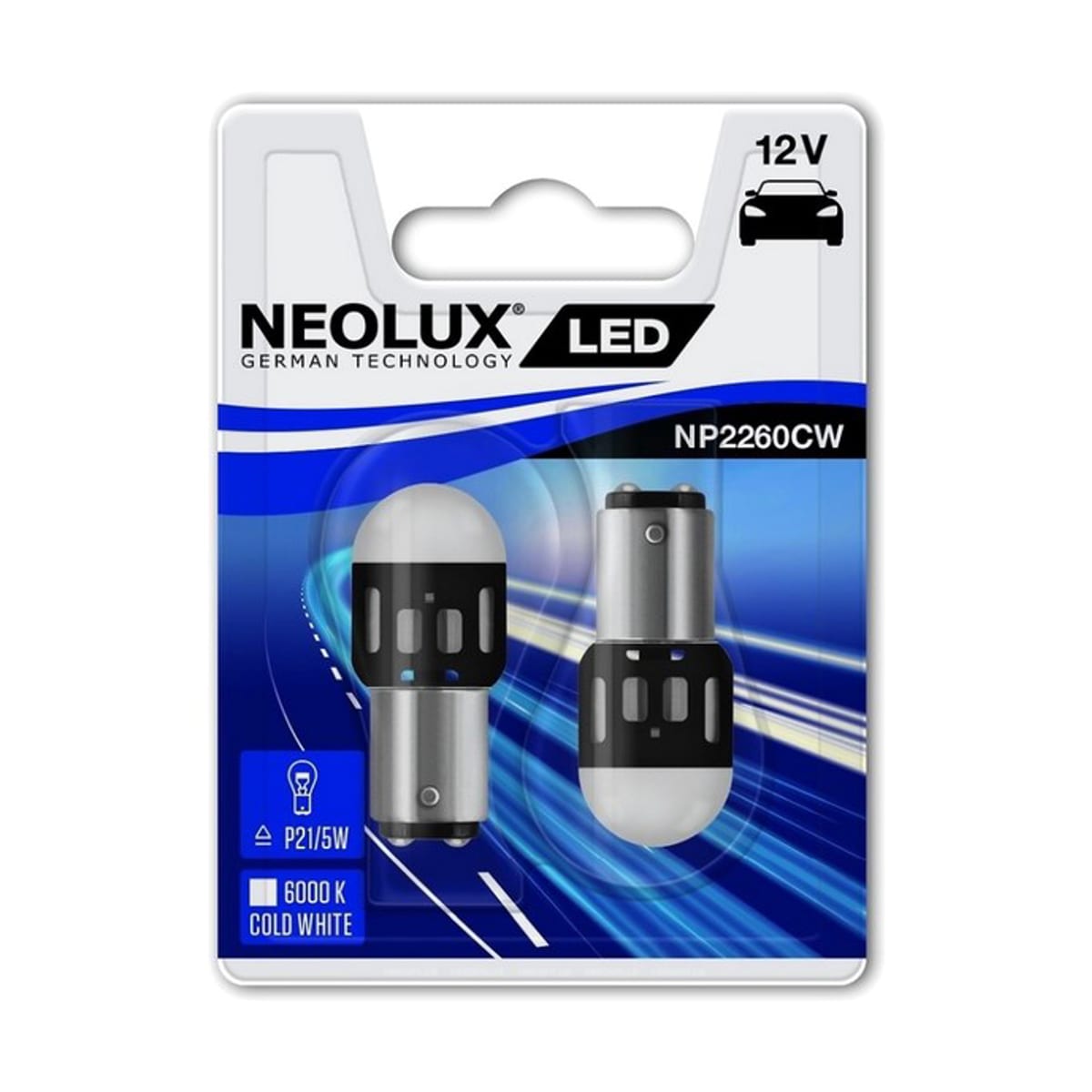 NEOLUX Автолампа P21/5W 12V 21/5W BA15s
