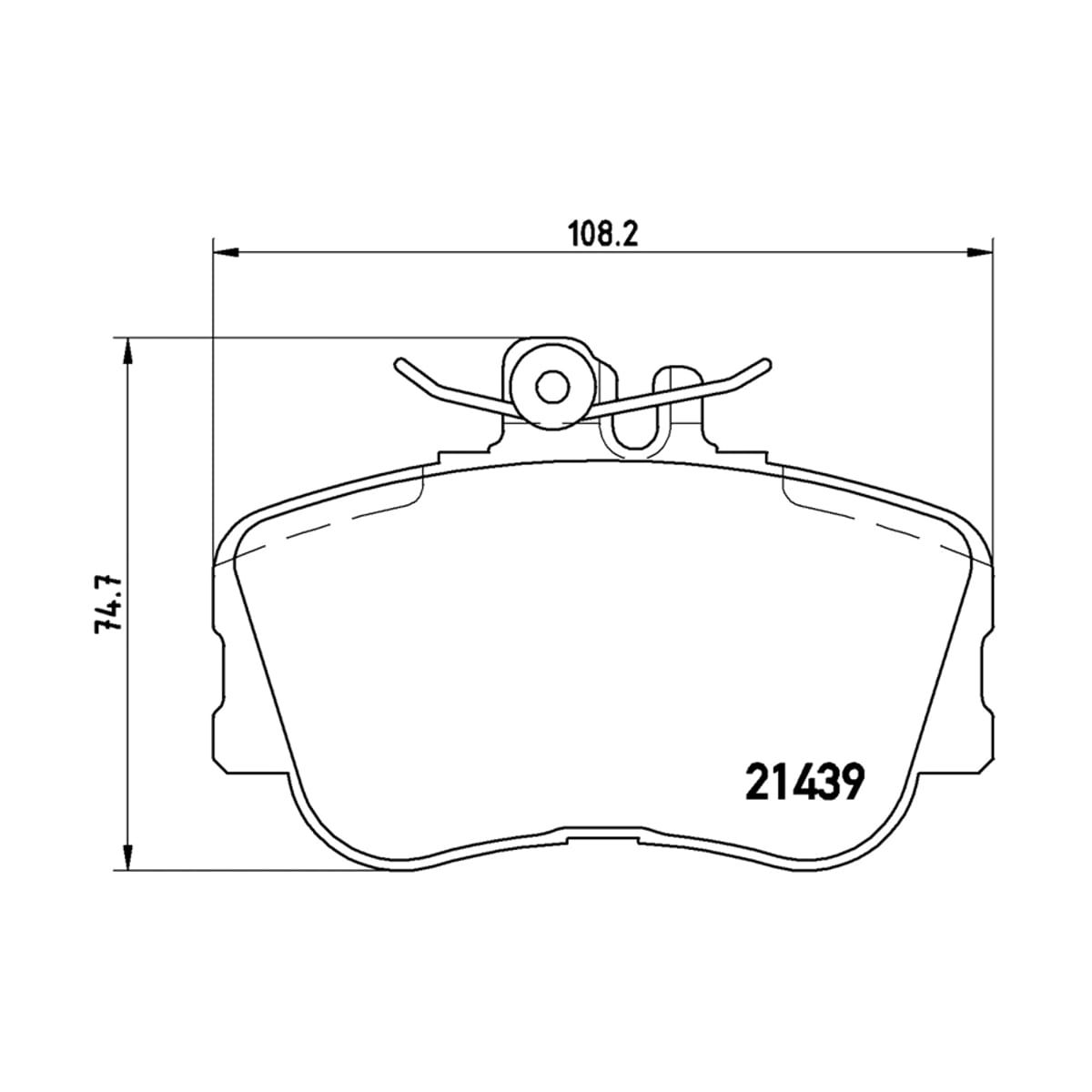 BREMBO Колодки тормозные (Спереди) Mercedes-Benz C-Class 93-01 P06017