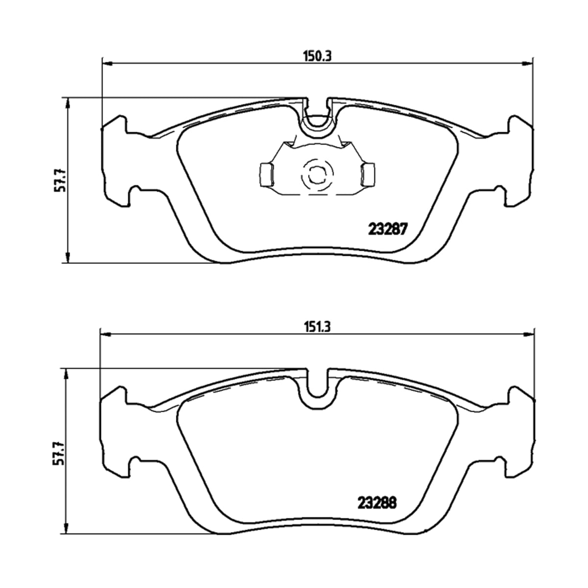 BREMBO Колодки тормозные дисковые P06024 (перед)