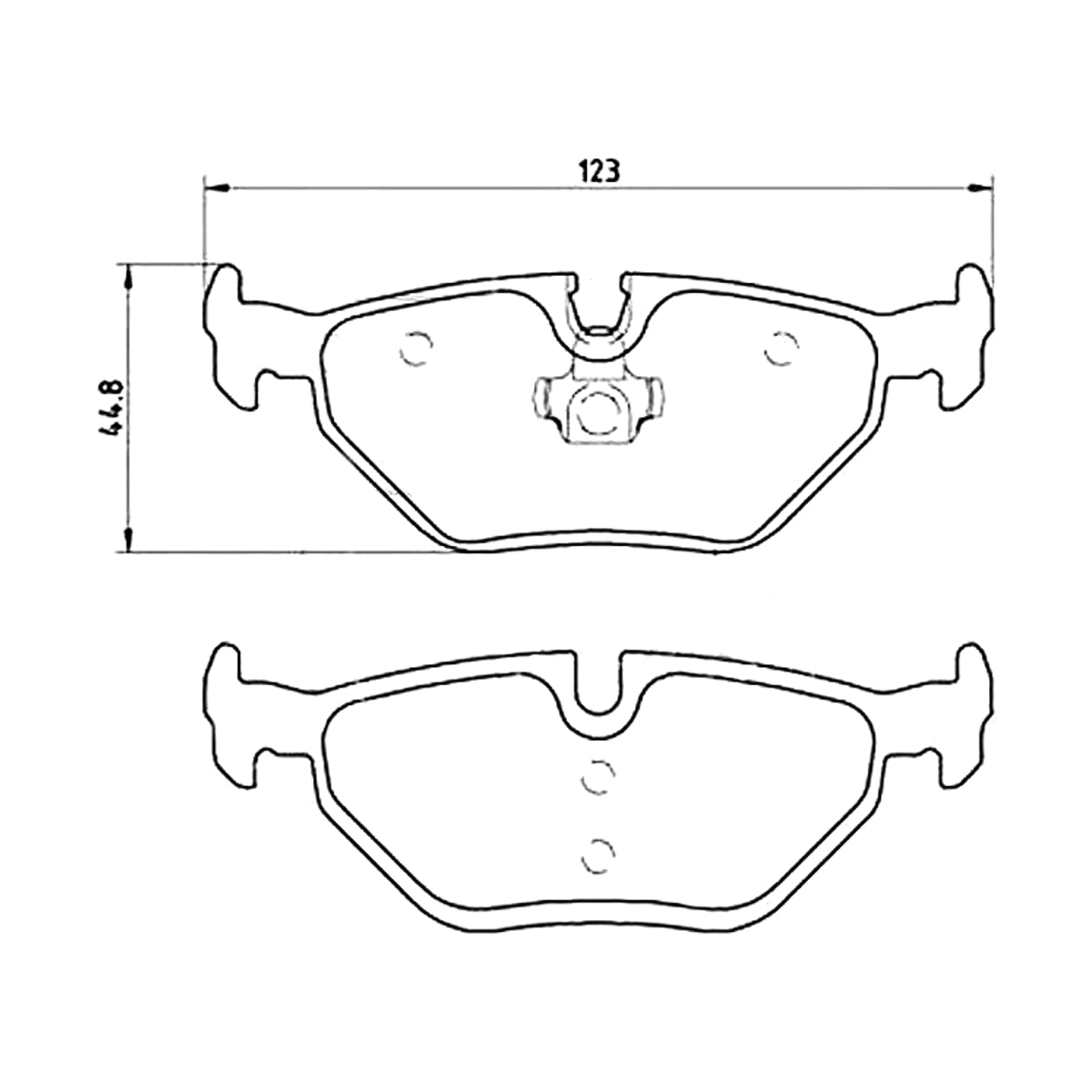 BREMBO Колодки тормозные дисковые P06025 (зад)