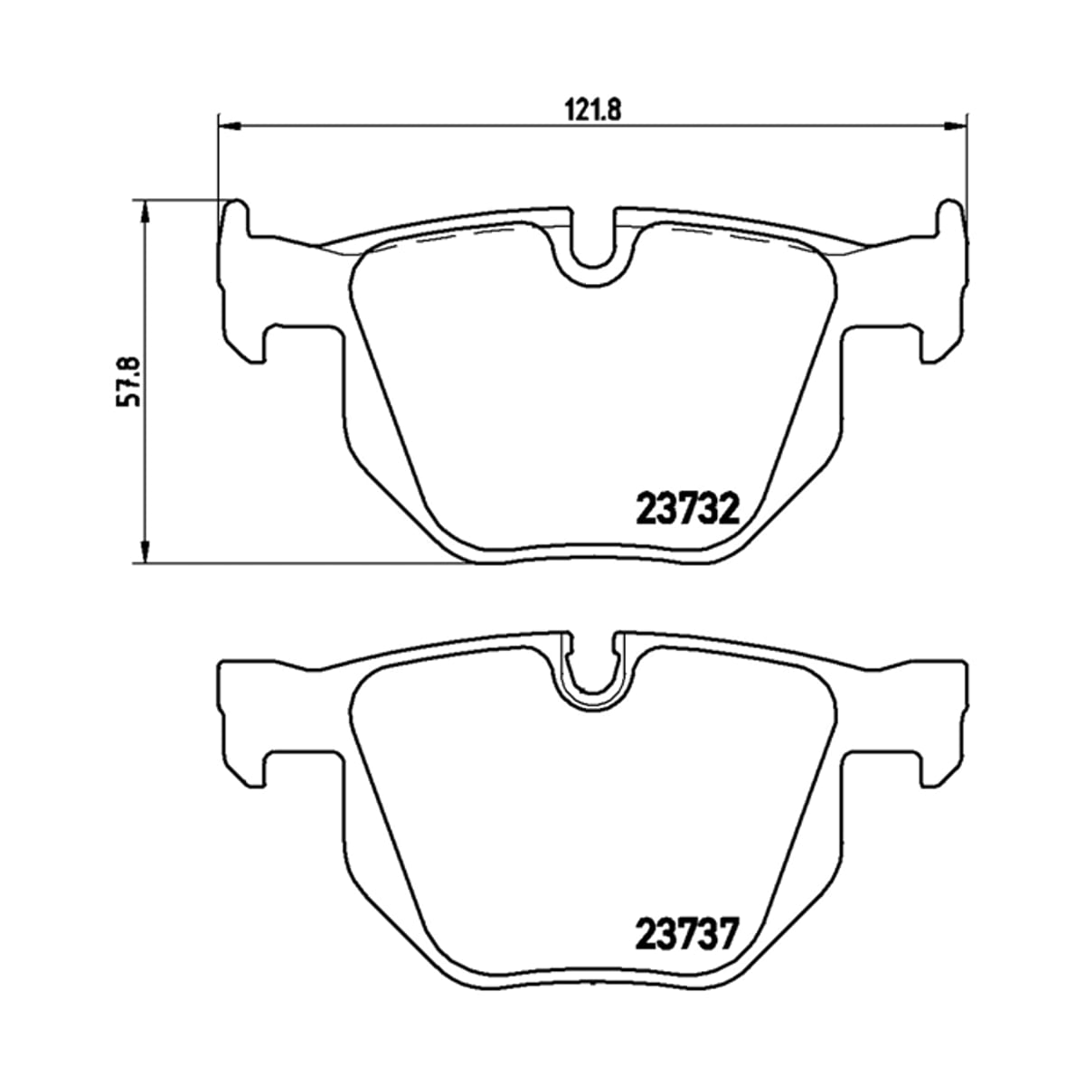 BREMBO Колодки тормозные дисковые P06033 (зад)