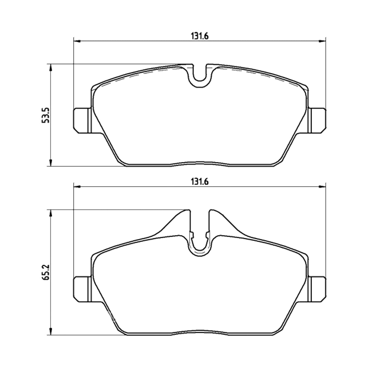 BREMBO Колодки тормозные (Спереди) BMW 1-Series 04-13 / 2-Series Active Tourer 14 P06034