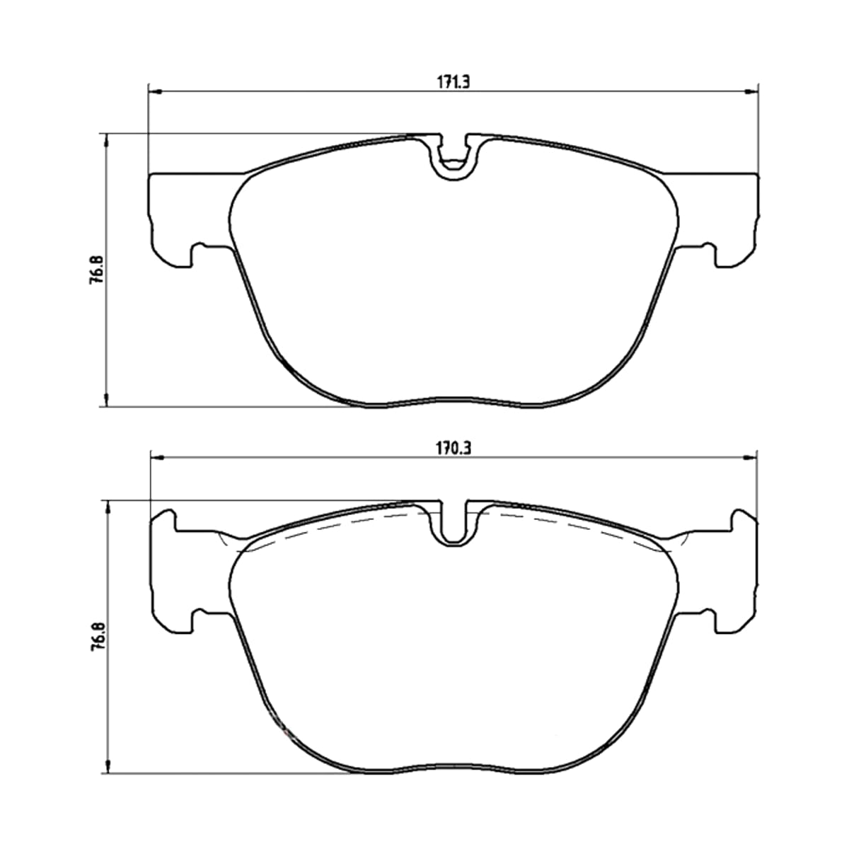 BREMBO Колодки тормозные дисковые P06049 (перед)