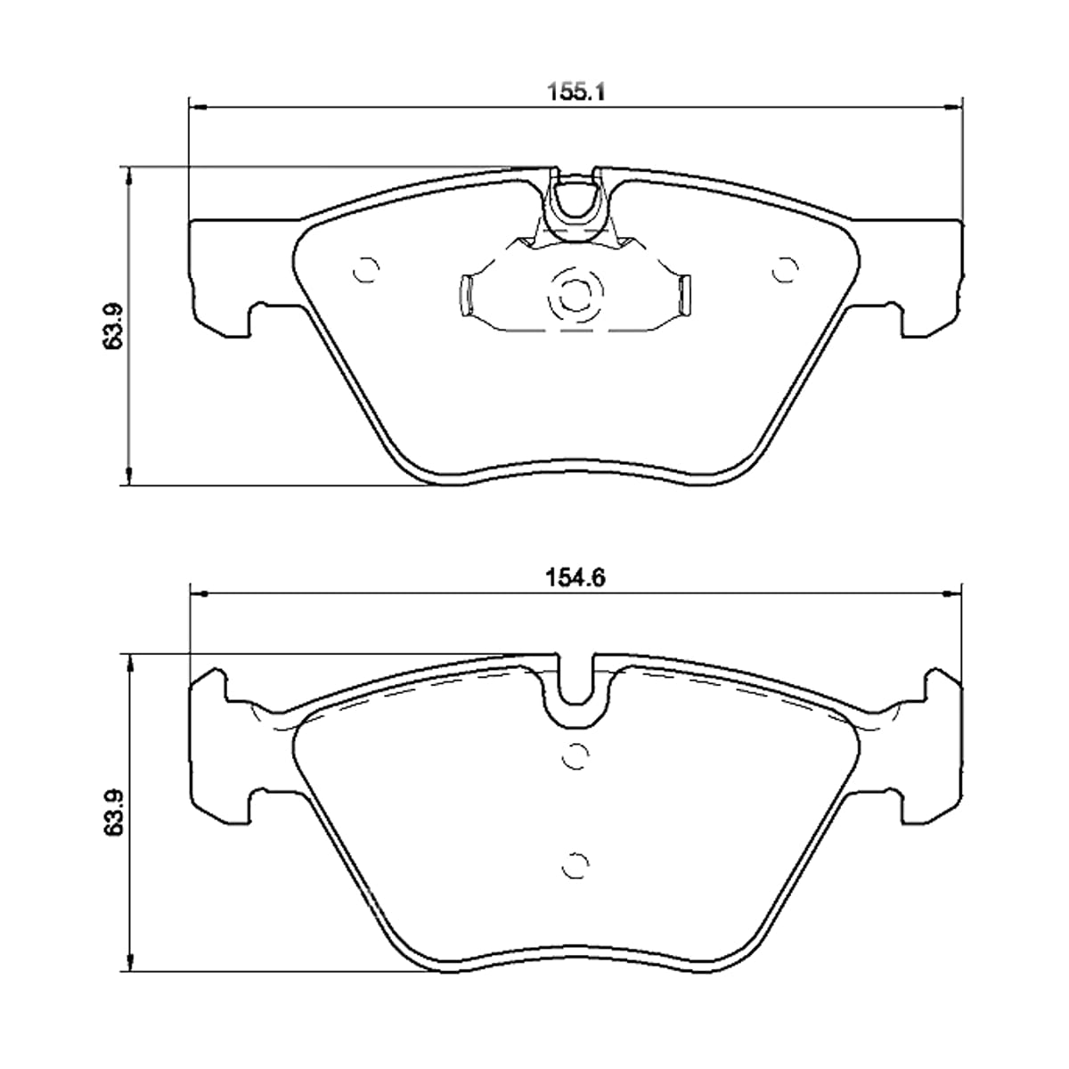 BREMBO Колодки тормозные дисковые P06057 (перед)