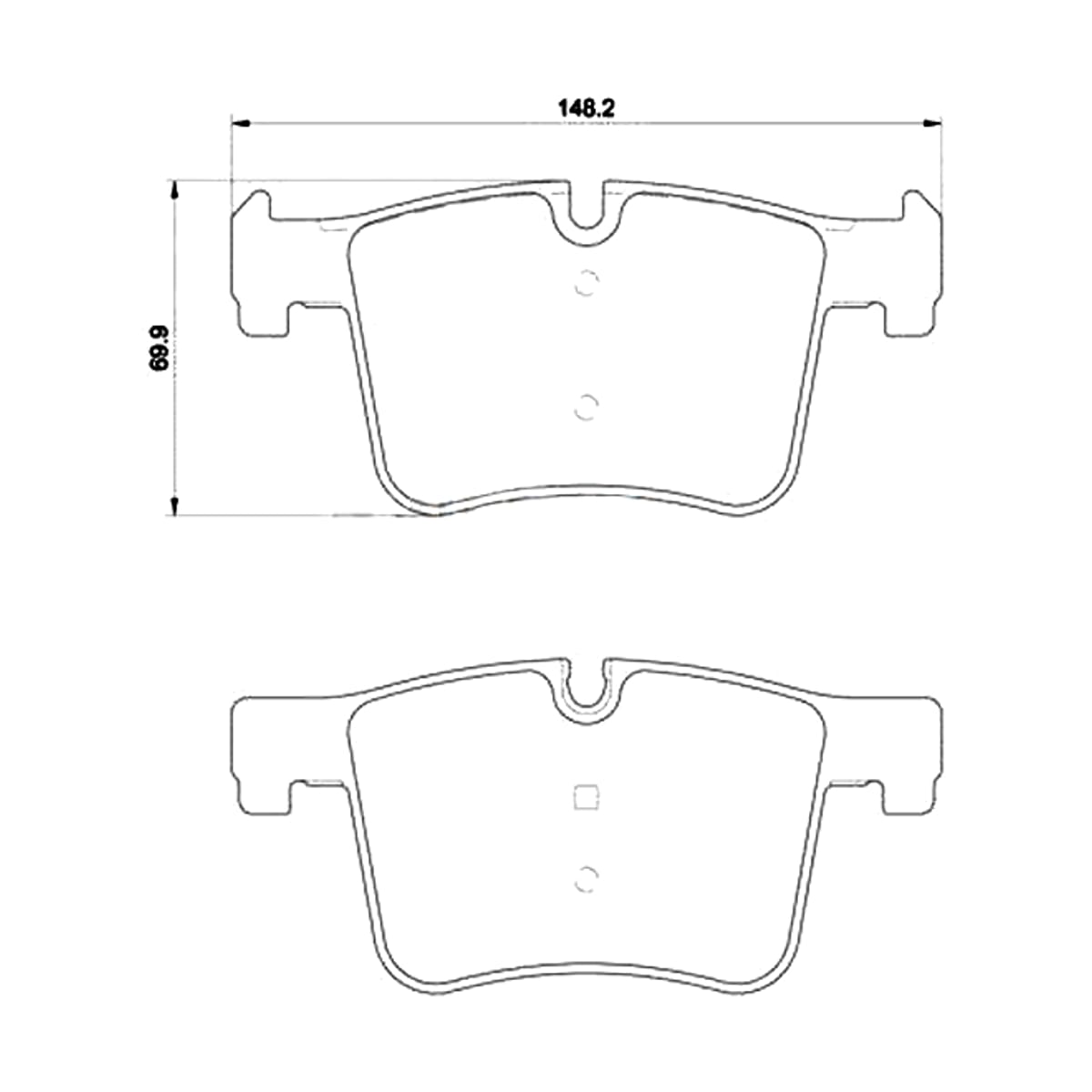 BREMBO Колодки тормозные дисковые P06075 (перед)