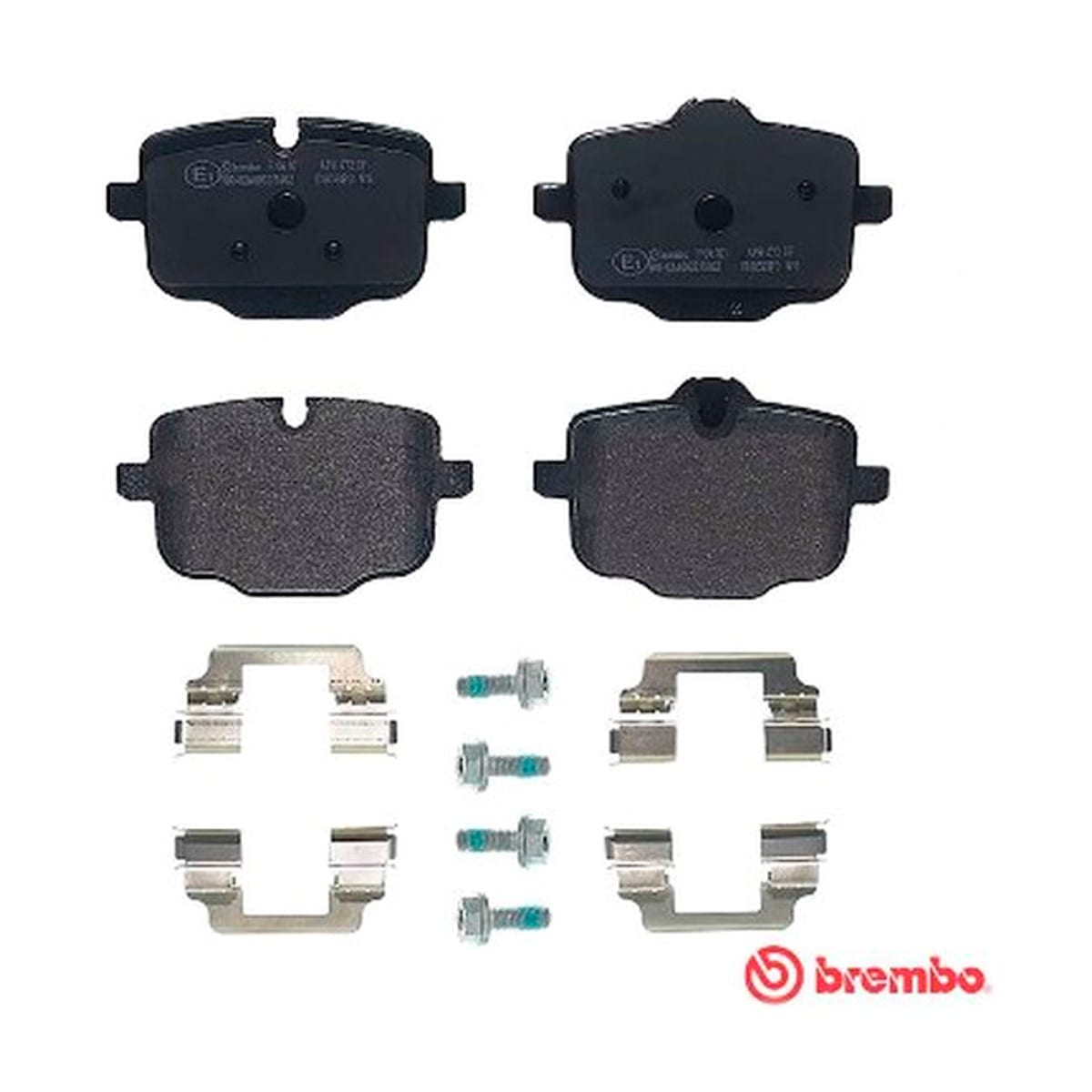 BREMBO Колодки тормозные дисковые P06101 (зад)