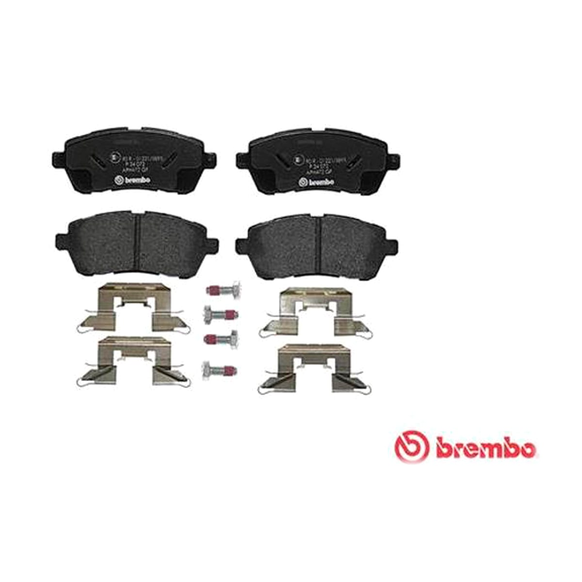 BREMBO Колодки тормозные дисковые P24072 (перед)