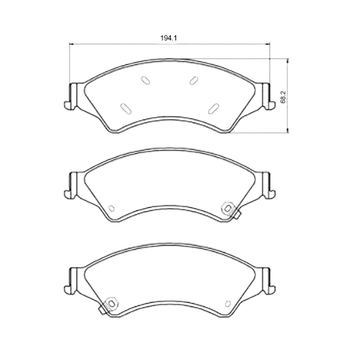BREMBO Колодки тормозные (Спереди) Ford Ranger USA 06-11 / Mazda BT-50 06-15 P24153