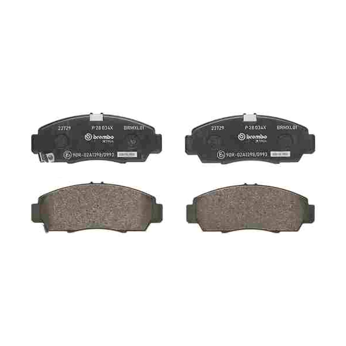 BREMBO Колодки тормозные дисковые Xtra P28034X (перед)