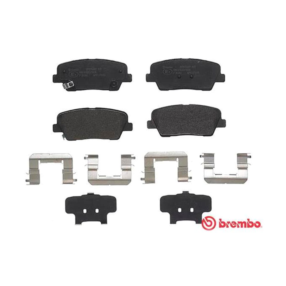 BREMBO Колодки тормозные дисковые P30081 (зад)