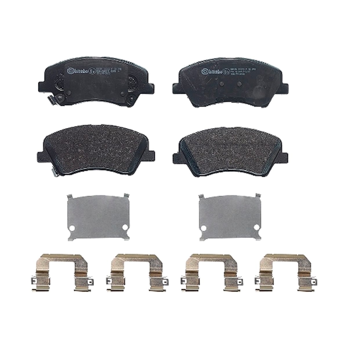 BREMBO Колодки тормозные дисковые (с отверстиями для пружин) P30098 (перед)