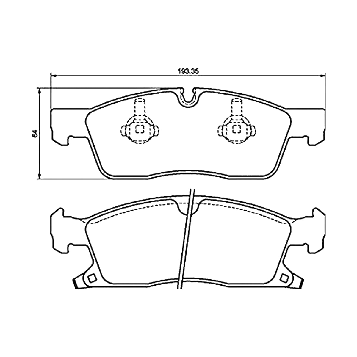 BREMBO Колодки тормозные (Спереди) Mercedes-Benz M-Class 11-15 / GL-Class 09-12 P37022