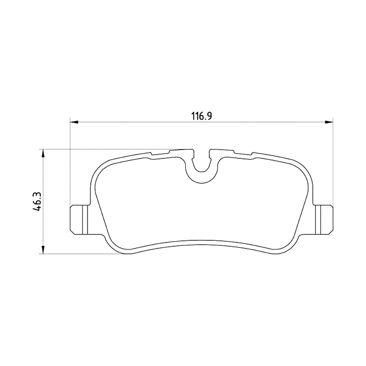 BREMBO Колодки тормозные дисковые P44013 (зад)