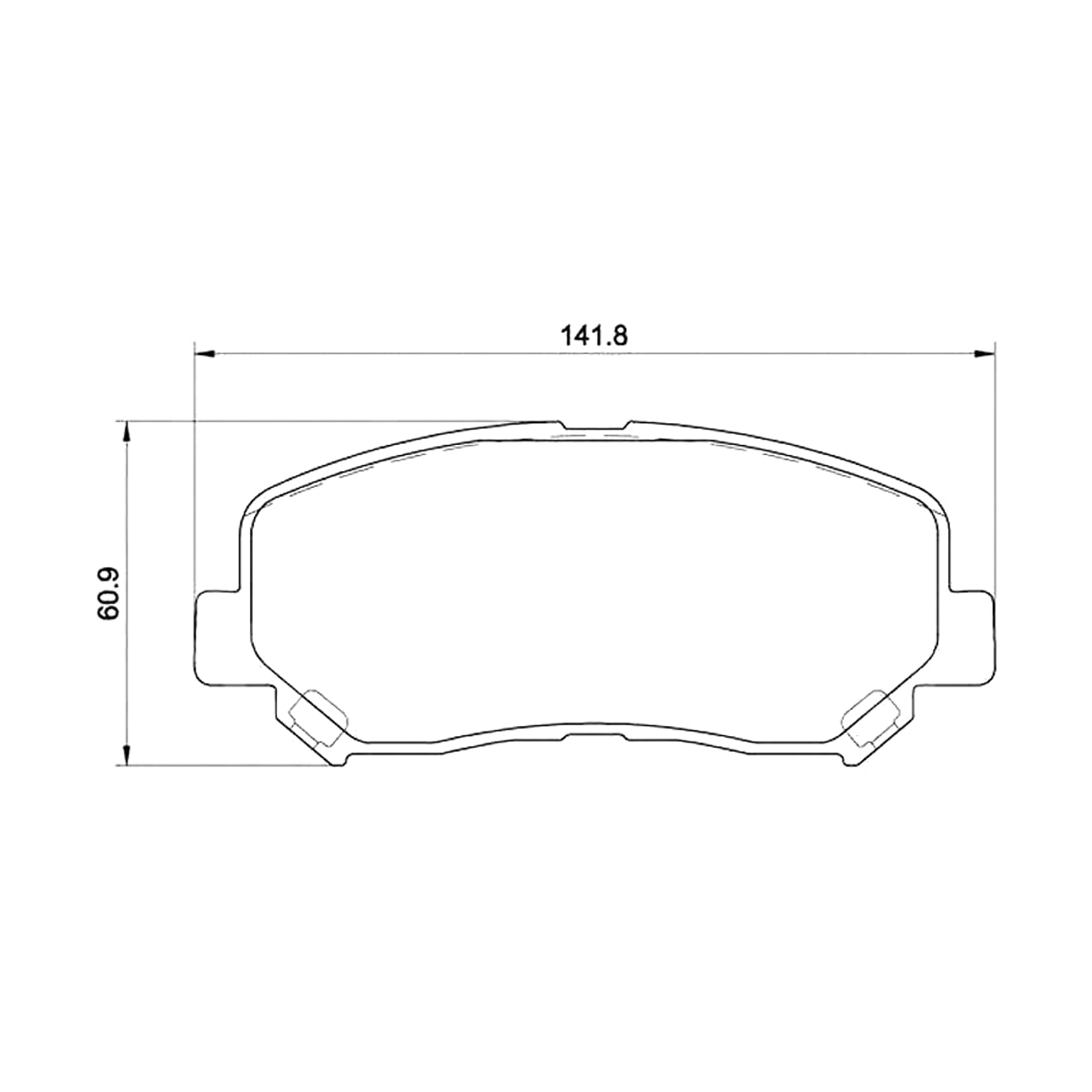 BREMBO Колодки тормозные дисковые P49045 (перед)