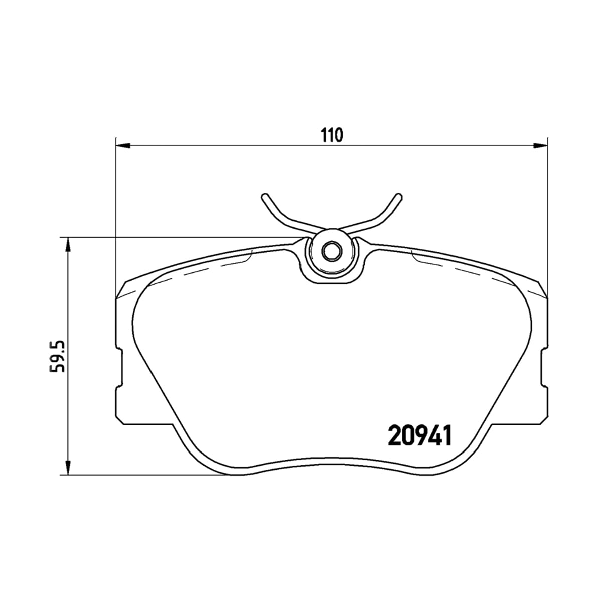 BREMBO Колодки тормозные (Спереди) Mercedes-Benz E-Class 84-95 / 190 82-94 P50008