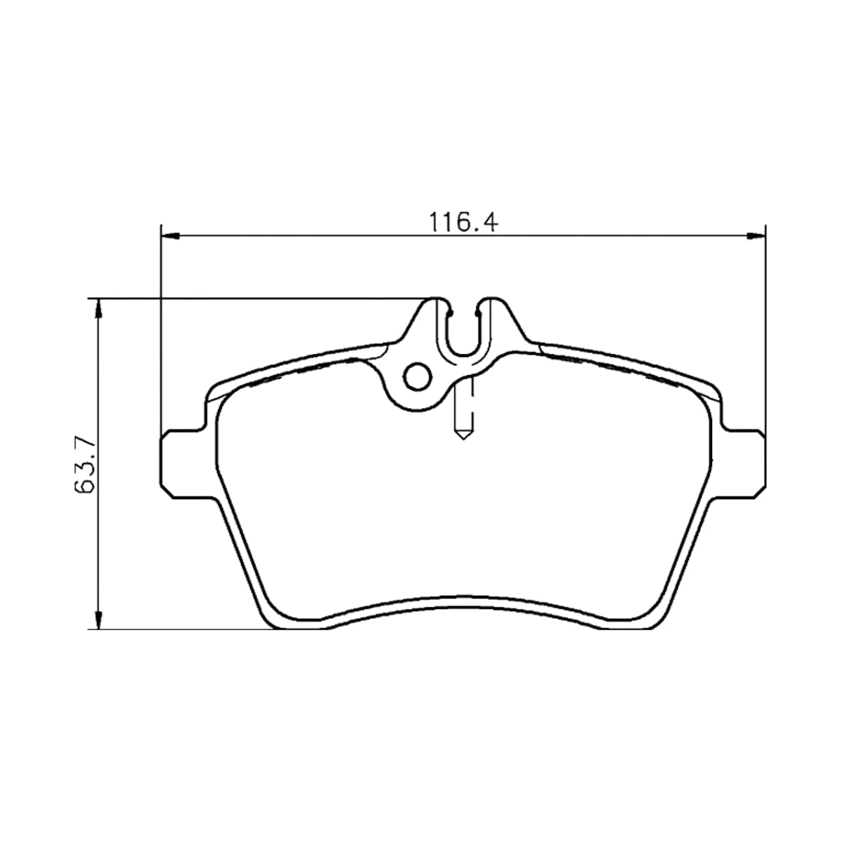 BREMBO Колодки тормозные (Спереди) Mercedes-Benz A-Class 04-12 / B-Class 05-12 P50056
