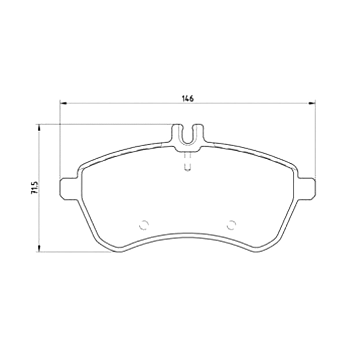 BREMBO Колодки тормозные (Спереди) Mercedes-Benz C-Class 07-15 / E-Class 09-17 P50070