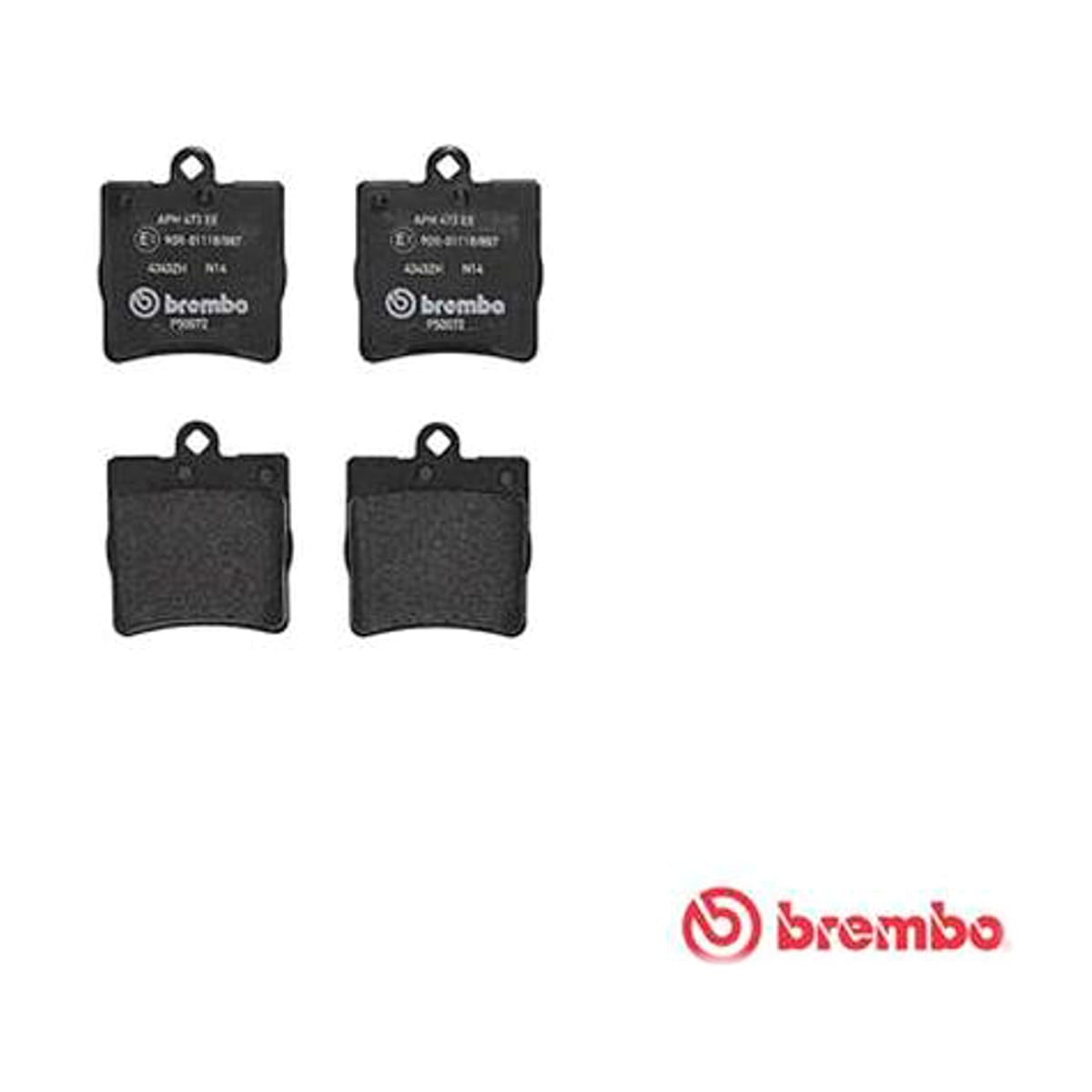 BREMBO Колодки тормозные дисковые P50072 (зад)