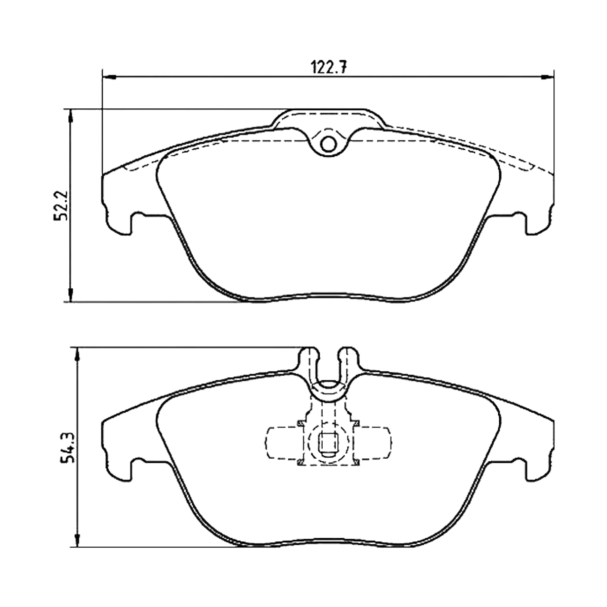 BREMBO Колодки тормозные дисковые P50104 (зад)