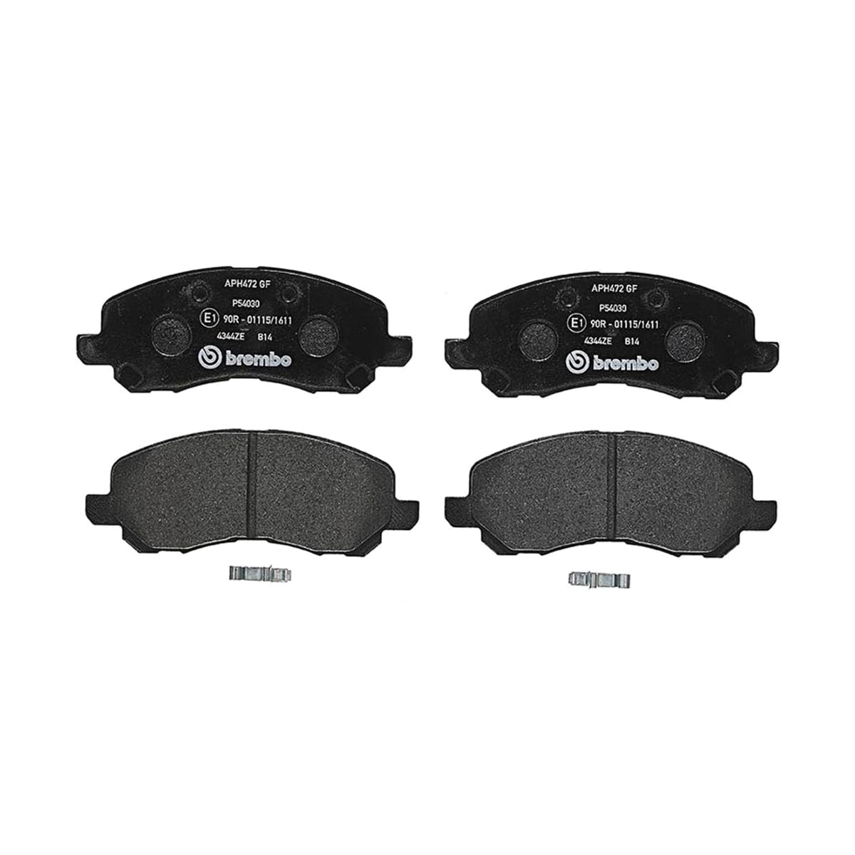 BREMBO Колодки тормозные дисковые P54030 (перед)