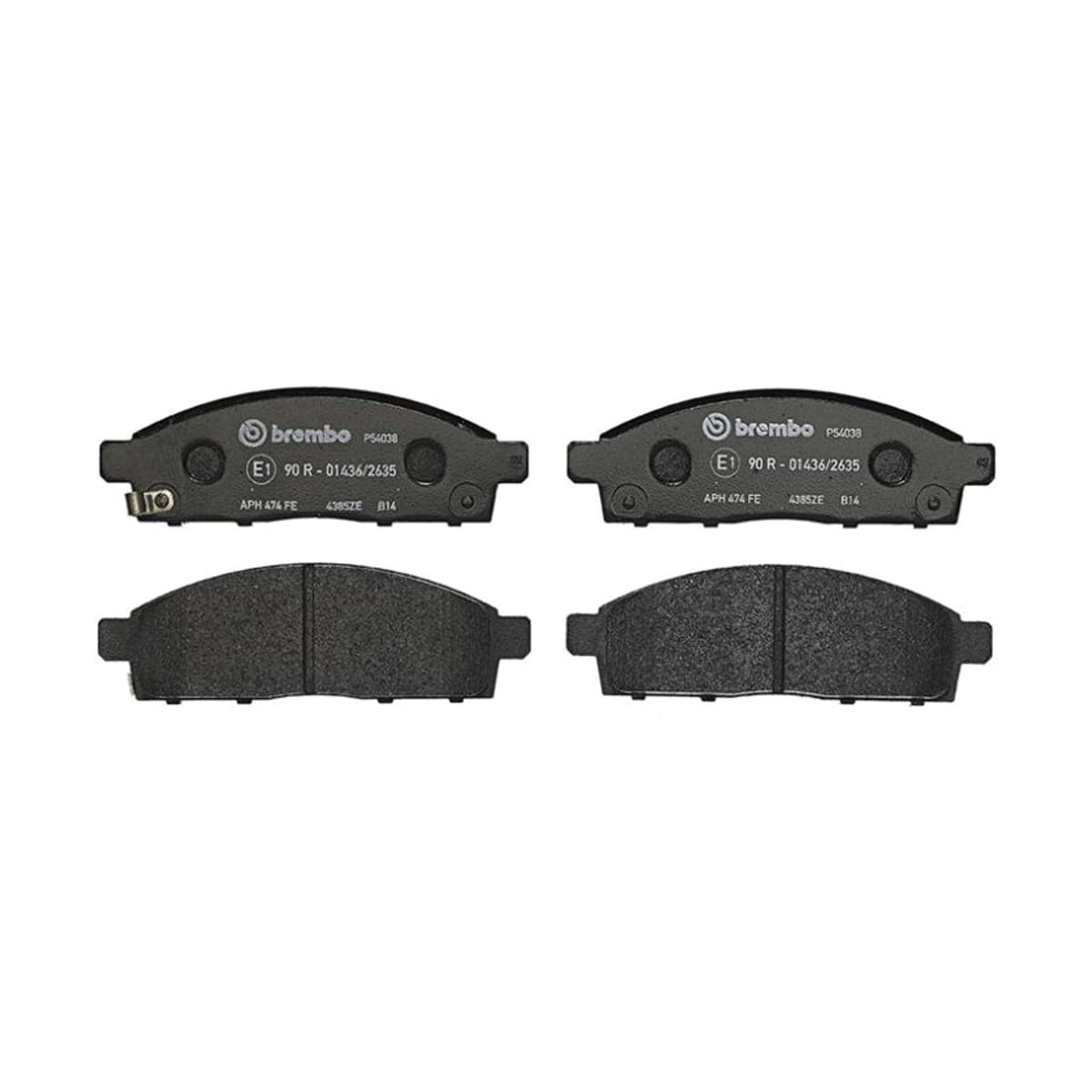 BREMBO Колодки тормозные дисковые P54038 (перед)