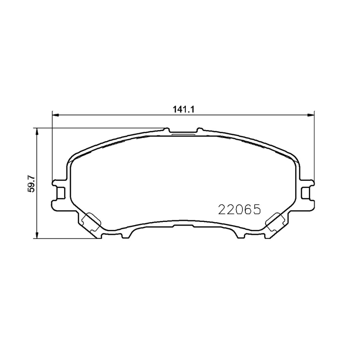 BREMBO Колодки тормозные (Спереди) Nissan Qashqai 13-22 / X-Trail 13-22 P56100