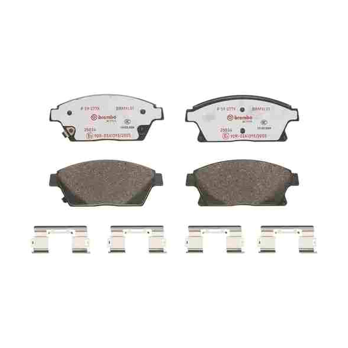 BREMBO Колодки тормозные дисковые Xtra P59077X (перед)