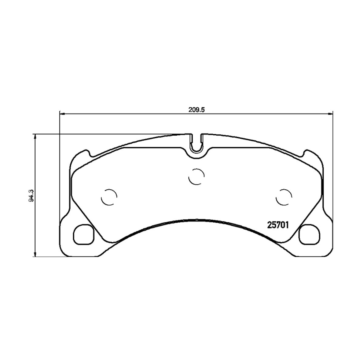 BREMBO Колодки тормозные дисковые P65033 (перед)
