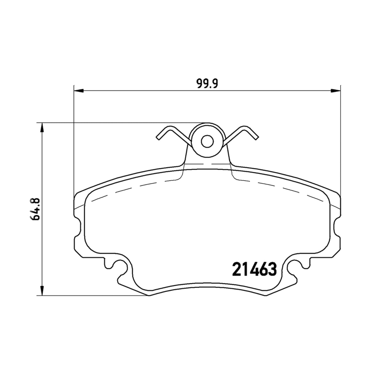 BREMBO Колодки тормозные дисковые P68008 (перед)