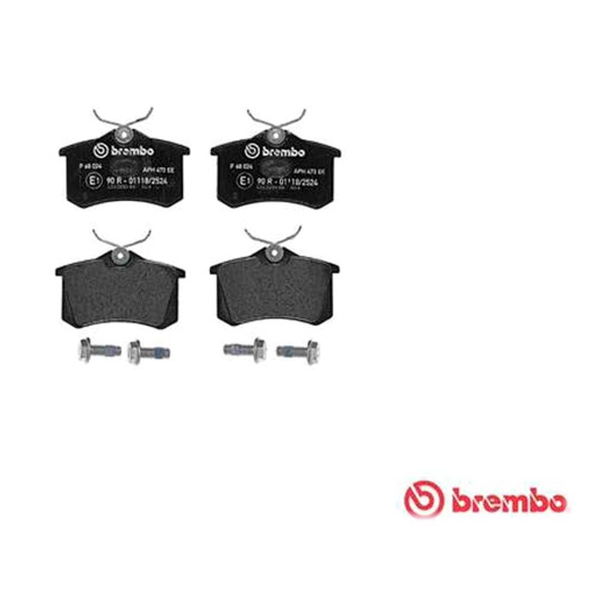 BREMBO Колодки тормозные дисковые P68024 (зад)