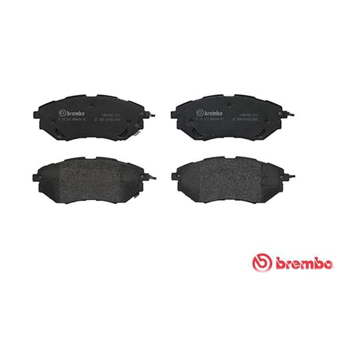 BREMBO Колодки тормозные дисковые P78017 (перед)