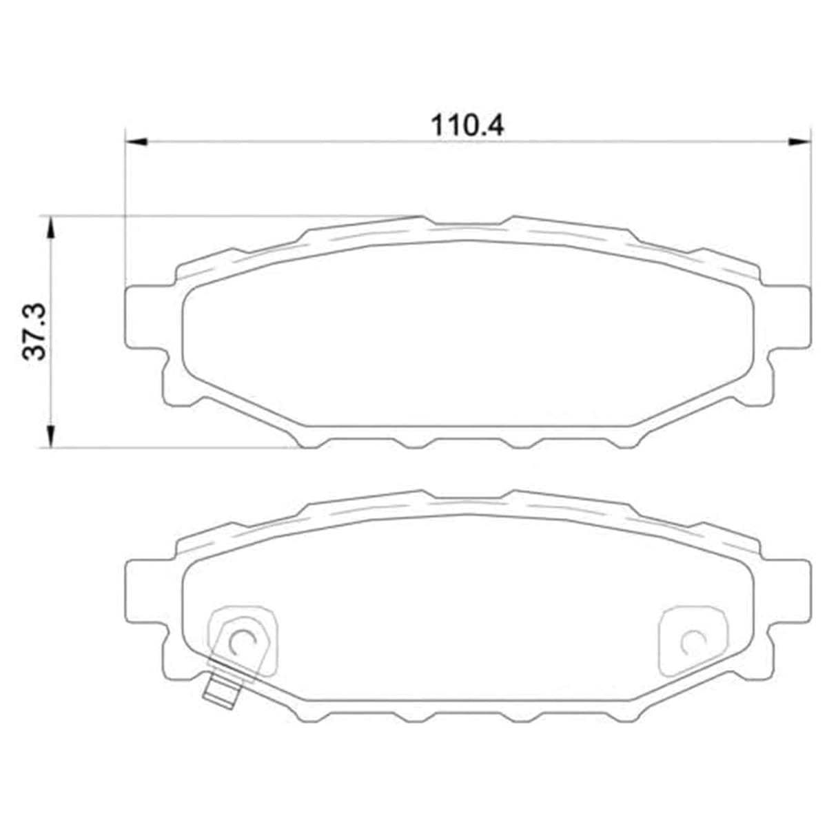 BREMBO Колодки тормозные дисковые P78020 (зад)