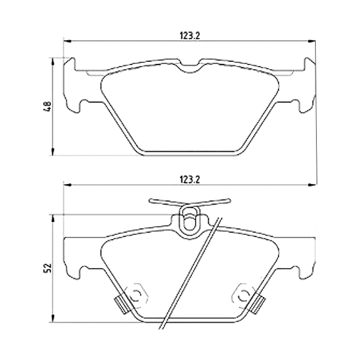 BREMBO Колодки тормозные дисковые P78026 (зад)