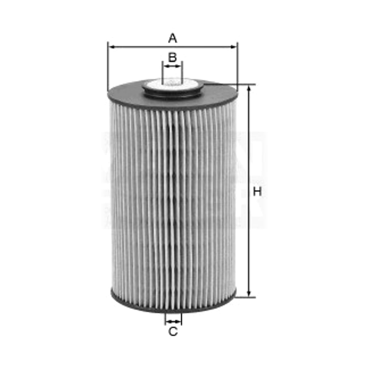 MANN Фильтр топливный HCV P811