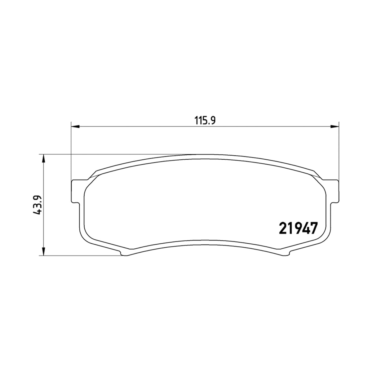BREMBO Колодки тормозные дисковые P83024 (зад)