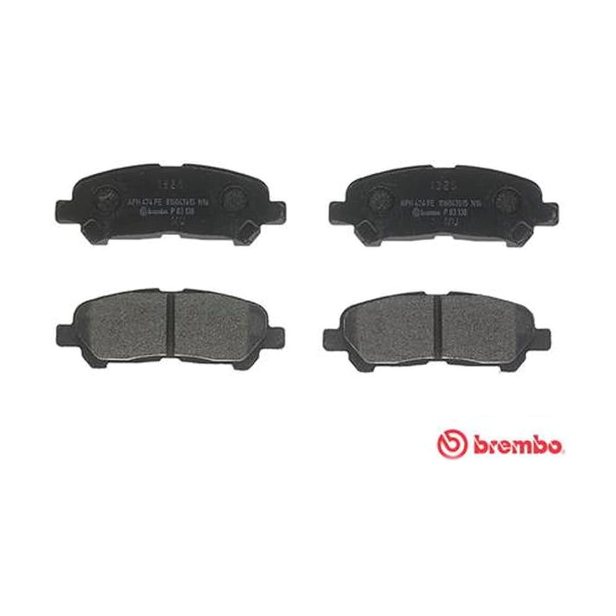 BREMBO Колодки тормозные дисковые P83138 (зад)