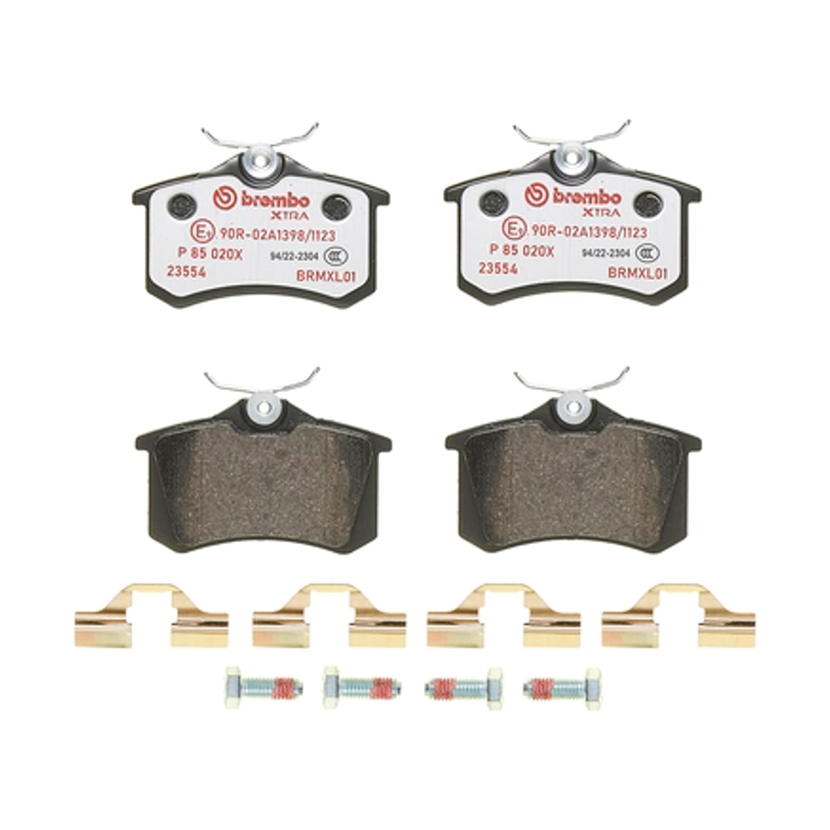 BREMBO Колодки тормозные дисковые Xtra P85020X (зад)