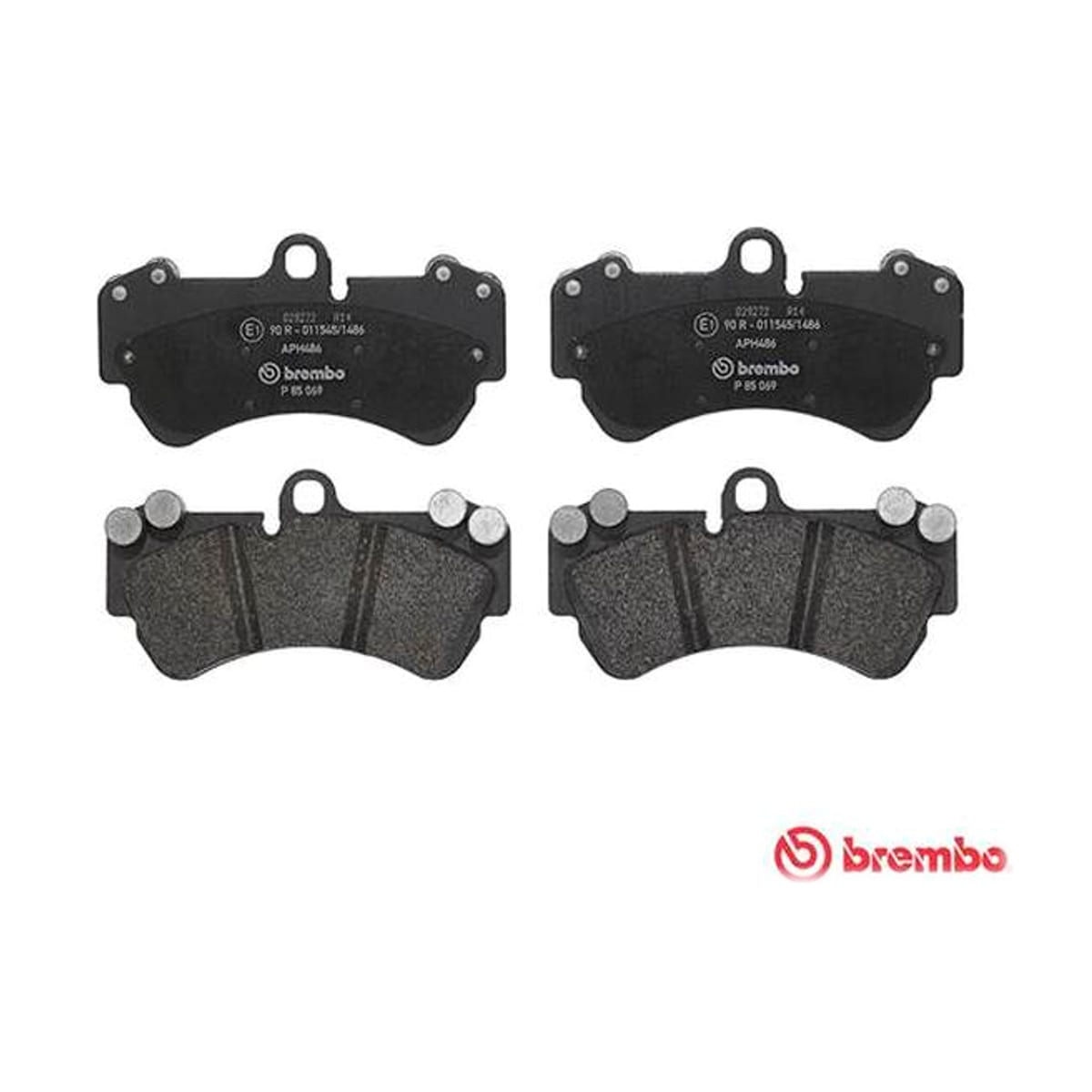BREMBO Колодки тормозные дисковые P85069 (перед)