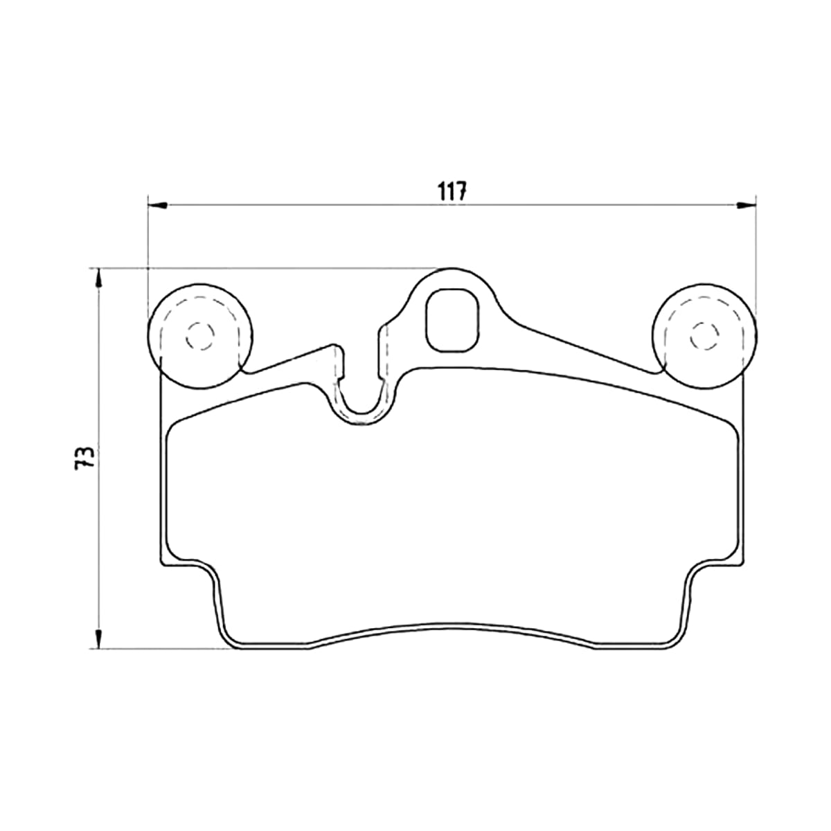 BREMBO Колодки тормозные дисковые P85070 (зад)