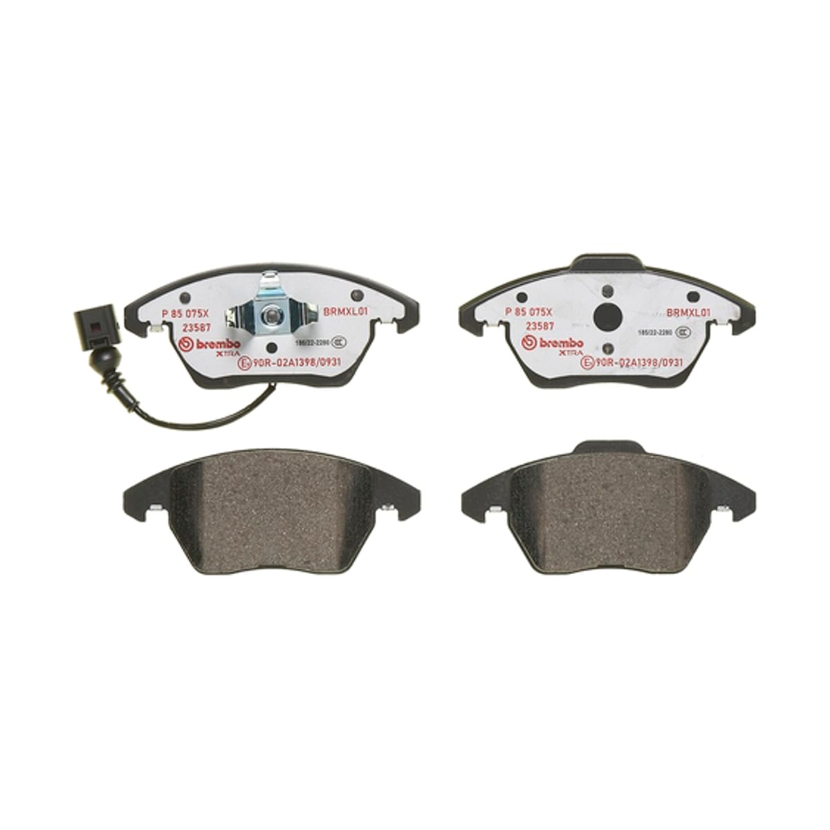 BREMBO Колодки тормозные дисковые Xtra P85075X (перед)