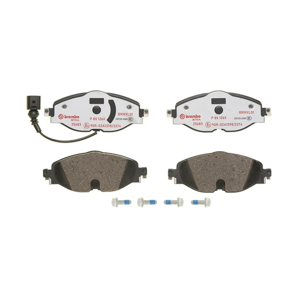 BREMBO Колодки тормозные дисковые Xtra P85126X (перед)