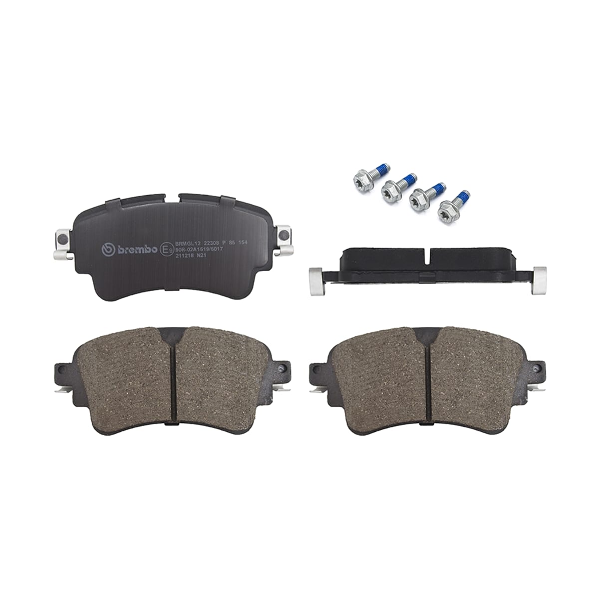 BREMBO Колодки тормозные дисковые P85154 (зад)