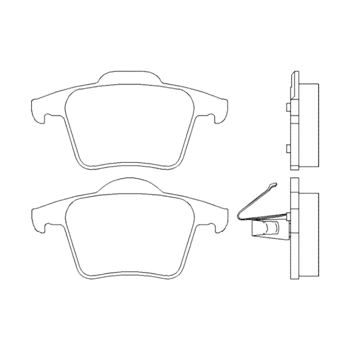 BREMBO Колодки тормозные (Спереди) Volvo S60 00-04 / XC90 02-19 P86016