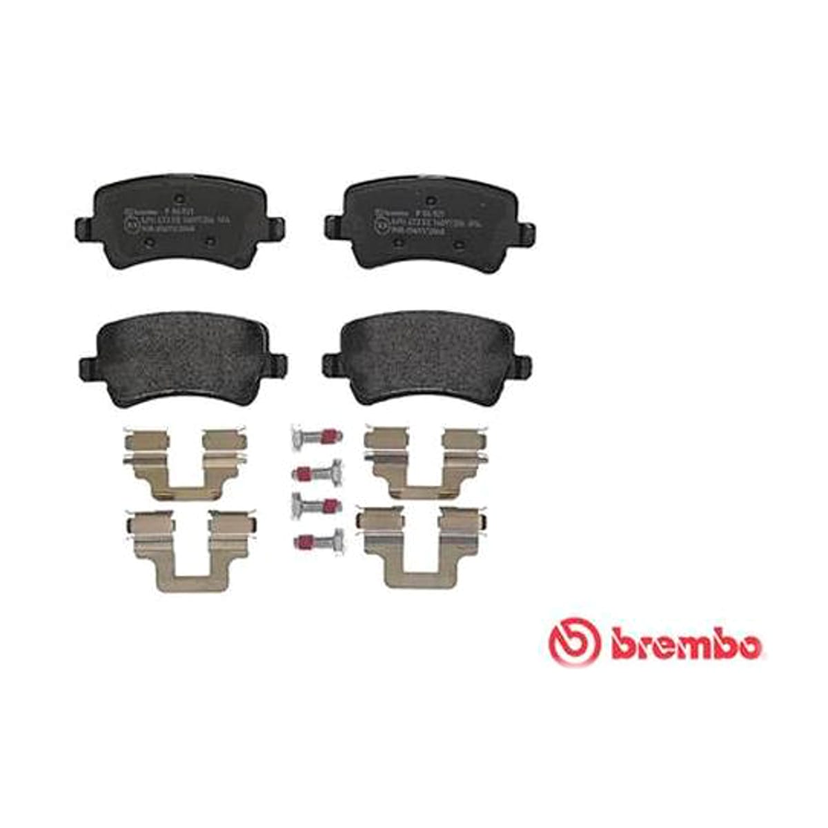 BREMBO Колодки тормозные дисковые P86021 (зад)