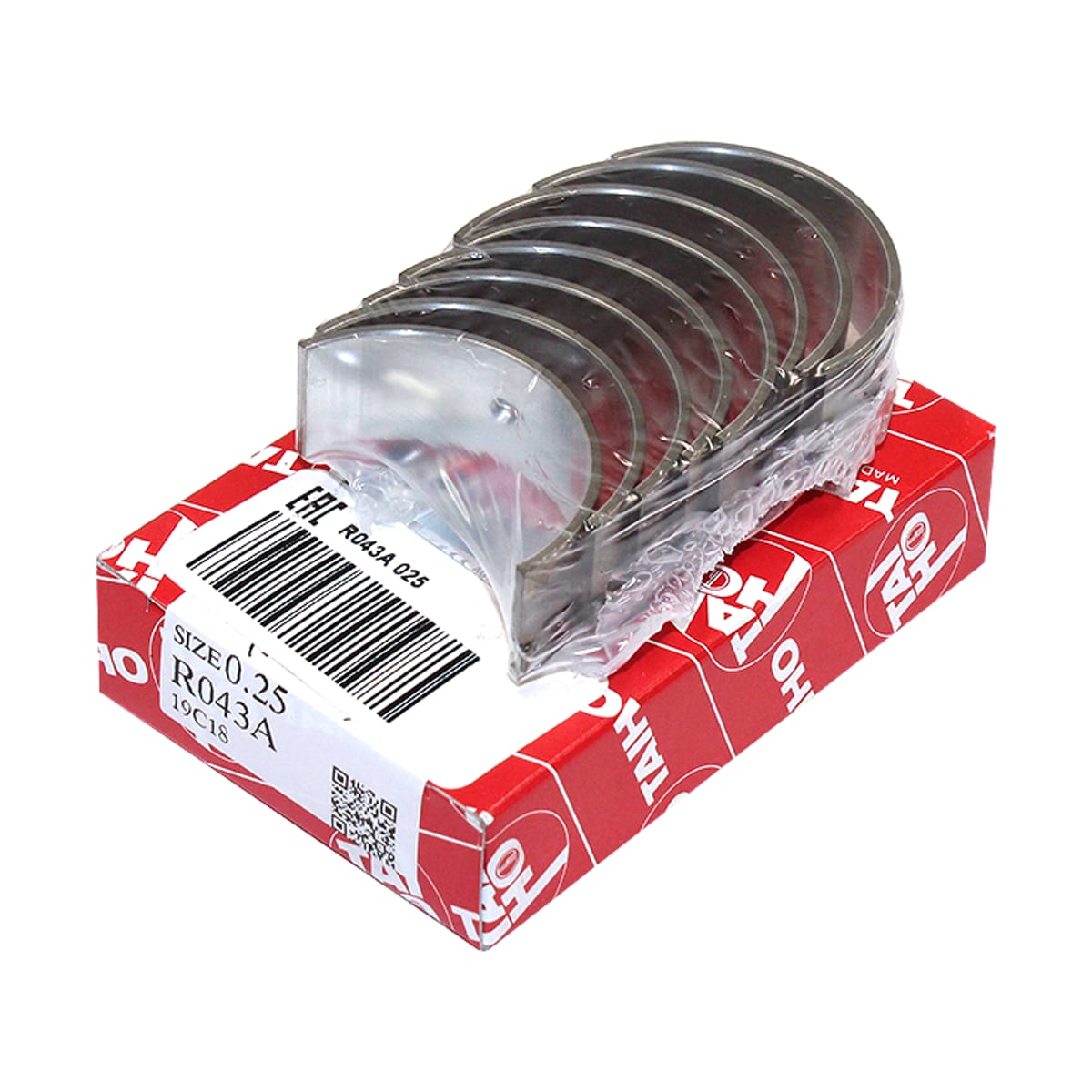 TAIHO Вкладыш шатунный (0.25/ к-т) Toyota Corolla (E90,E100,E110) 79-02 / Carina 81-01 4AFE;5AFE R043A025