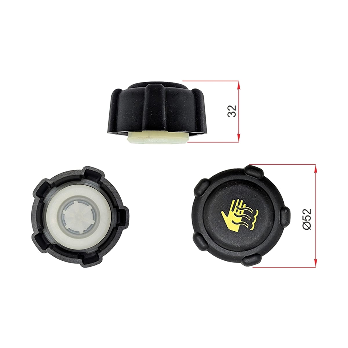 GATES Крышка бачка расширительного Renault Arkana 18- / Kaptur 16-20